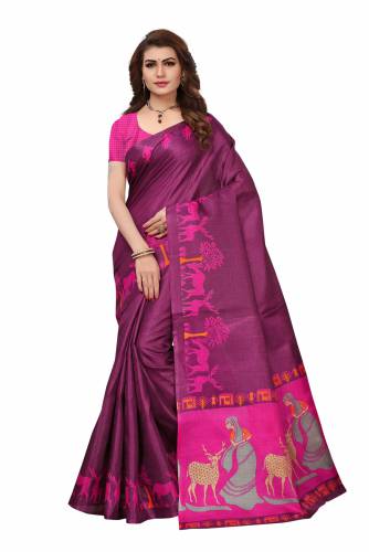 Asha's Khadi silk designer saree