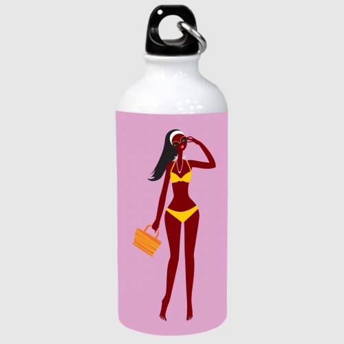 Brandname Sipper Water Bottle 600 Ml | Aluminium Sipper With Funky Quotes