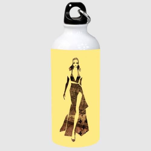 Brandname Sipper Water Bottle 600 Ml | Aluminium Sipper With Funky Quotes