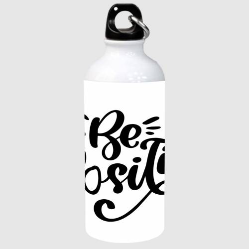 Brandname Sipper Water Bottle 600 Ml | Aluminium Sipper With Funky Quotes