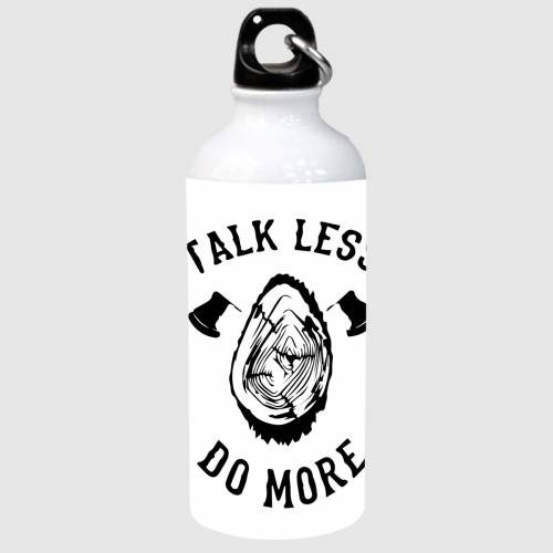 Brandname Sipper Water Bottle 600 Ml | Aluminium Sipper With Funky Quotes