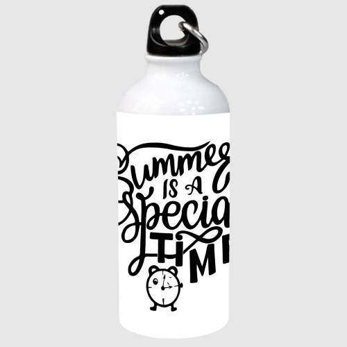 Brandname Sipper Water Bottle 600 Ml | Aluminium Sipper With Funky Quotes