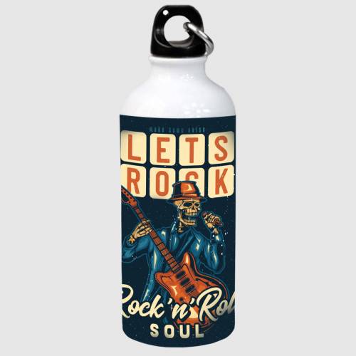 Brandname Sipper Water Bottle 600 Ml | Aluminium Sipper With Funky Quotes