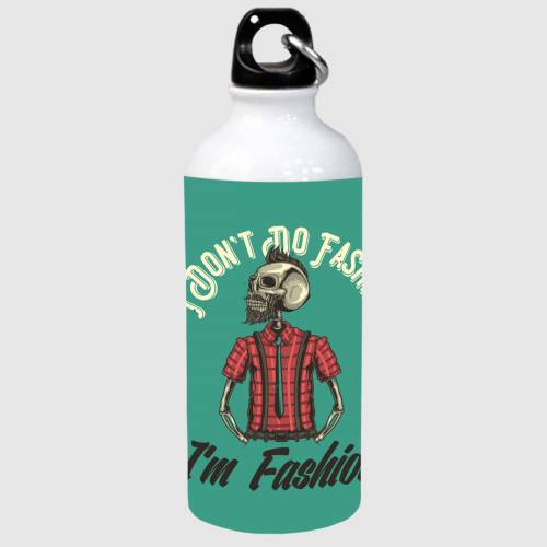 Brandname Sipper Water Bottle 600 Ml | Aluminium Sipper With Funky Quotes