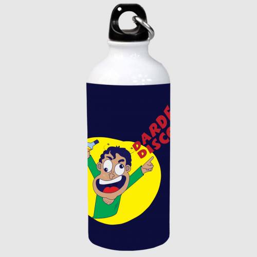 Brandname Sipper Water Bottle 600 Ml | Aluminium Sipper With Funky Quotes