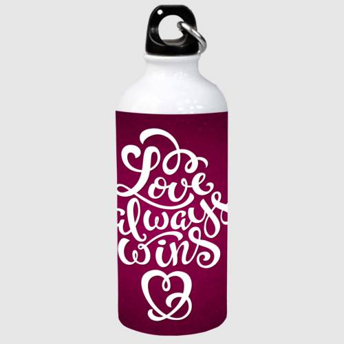 Brandname Sipper Water Bottle 600 Ml | Aluminium Sipper With Funky Quotes