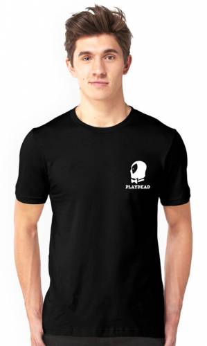 Brandname Play Dead Half Sleeve Black T-shirt For Men