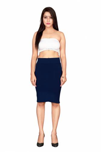 Piatrends Women's Seamless Skirt Shapewear Navy Blue