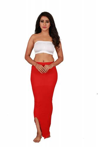 Piatrends Women's Seamless Red Saree Shapewear
