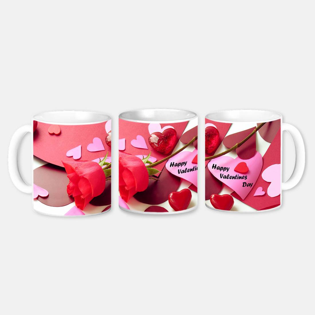 Brand Name Happy Valentines Day Coffee Mug Gifts For Girlfriend Boyfriend  Husband Wife Ceramic Mug 350 Ml Valentine Day Gift-Shoppypark.com