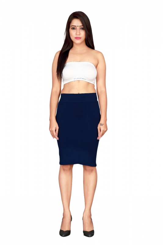Piatrends Womens Seamless Skirt Shapewear Navy Blue