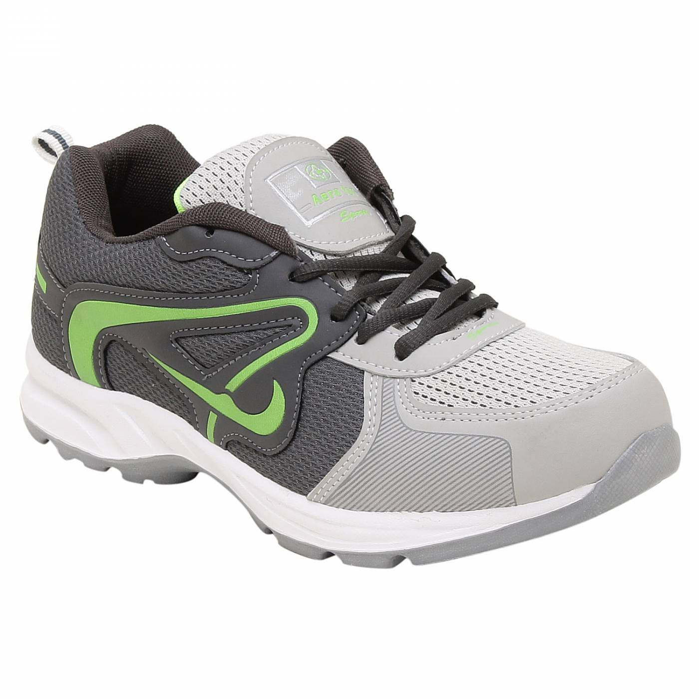 AeroFax Men Sport Light Gray Running Shoes Shoppypark