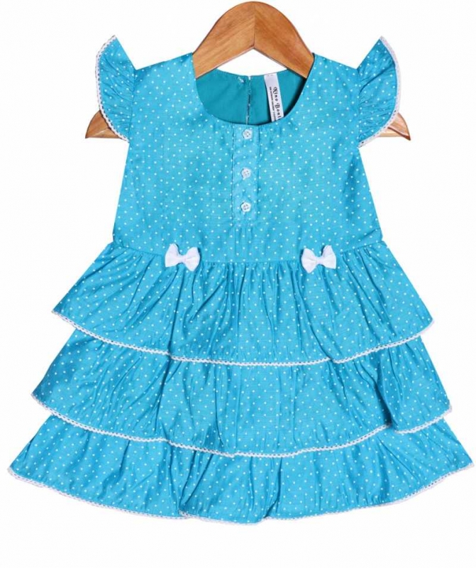 Buy Sky Blue Long Gown For Kids – Mumkins