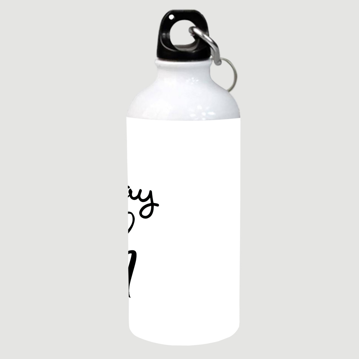 Inspire Be Your Self Printed White Unbreakable Sipper Water Bottle